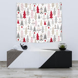 Cute Christmas Tree Pattern Wall Tapestry