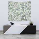 Hand Drawn Blueberry Pattern Wall Tapestry