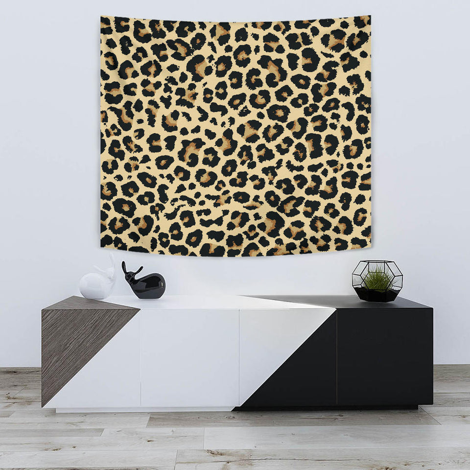 Leopard Print Design Pattern Wall Tapestry