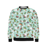 Helicopter design pattern Men's Crew Neck Sweatshirt