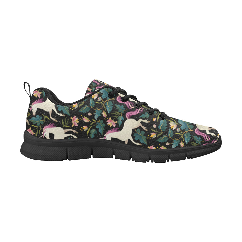 Unicorns forest background Women's Sneaker Shoes