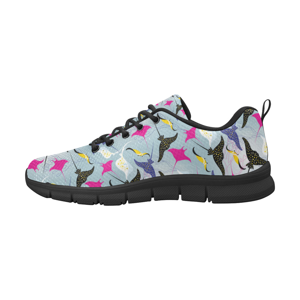 Stingray Pattern Print Design 01 Men's Breathable Sneakers ( Model 055)