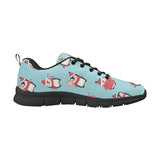 Cute penguin christmas  design pattern Women's Sneaker Shoes