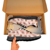papaya leaves pattern Women's Sneaker Shoes