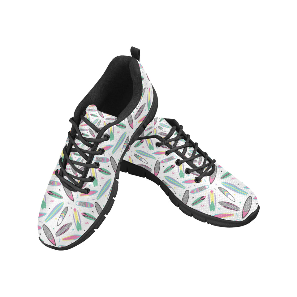 Surfboard Pattern Print Design 04 Men's Breathable Sneakers ( Model 055)