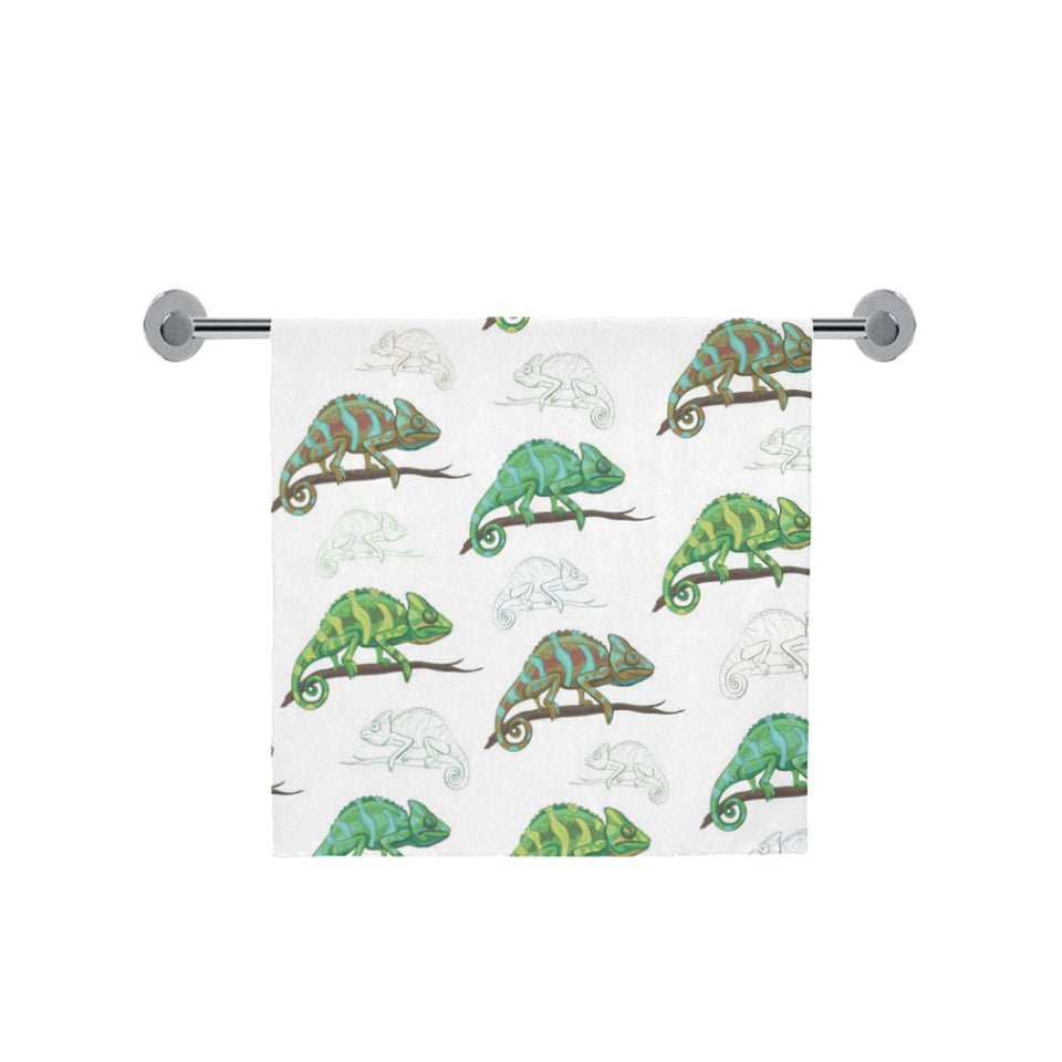 Chameleon lizard pattern Bath Towel
