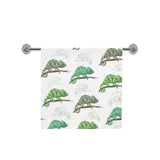 Chameleon lizard pattern Bath Towel