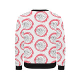 Hand drawn dragon fruit Men's Crew Neck Sweatshirt