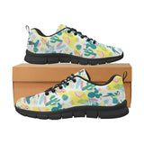 Cute parrot toucan flamingo cactus exotic leaves p Women's Sneaker Shoes