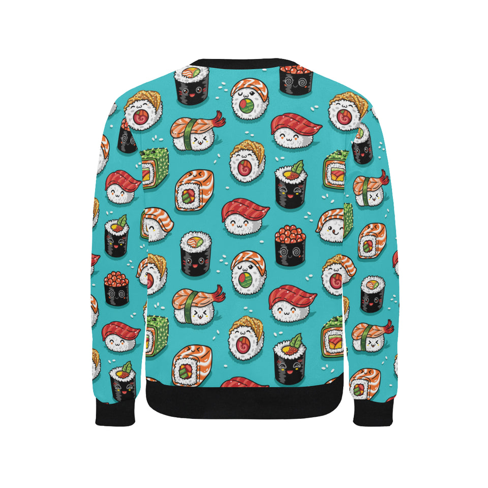 Cute sushi pattern Men's Crew Neck Sweatshirt