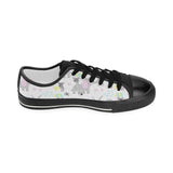 Cute elephant mouse pattern Kids' Boys' Girls' Low Top Canvas Shoes Black