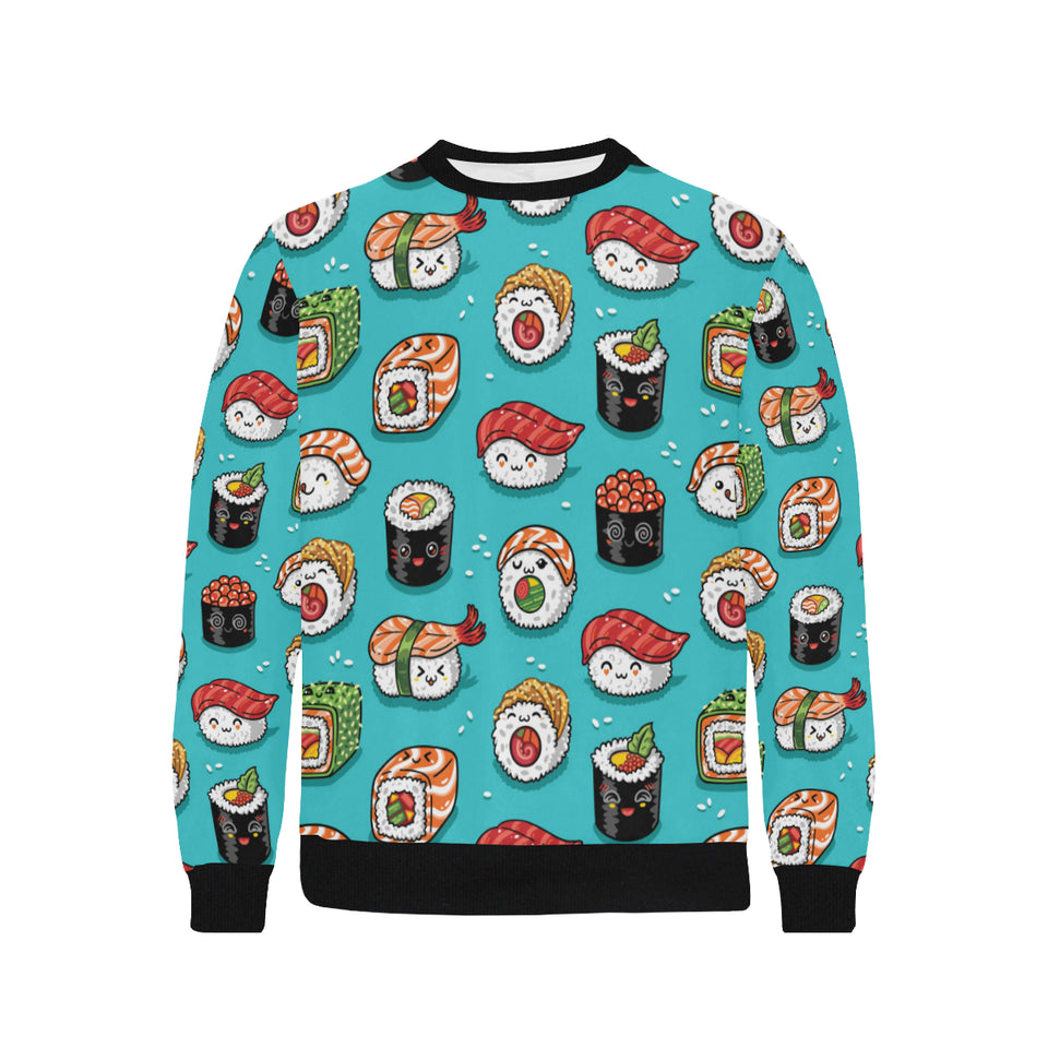 Cute sushi pattern Men's Crew Neck Sweatshirt