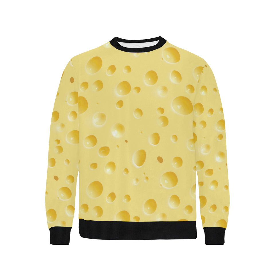 Cheese texture Men's Crew Neck Sweatshirt