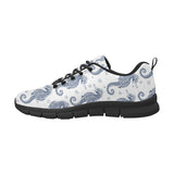Seahorse pattern background Women's Sneaker Shoes