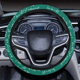 Math Pattern Print Design 01 Car Steering Wheel Cover