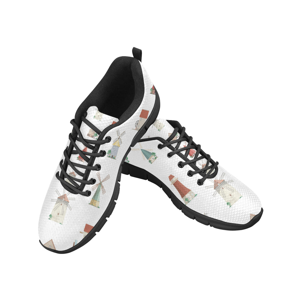 windmill design pattern Women's Sneaker Shoes