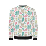 Colorful shell pattern Men's Crew Neck Sweatshirt