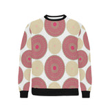 Circle indian pattern Men's Crew Neck Sweatshirt