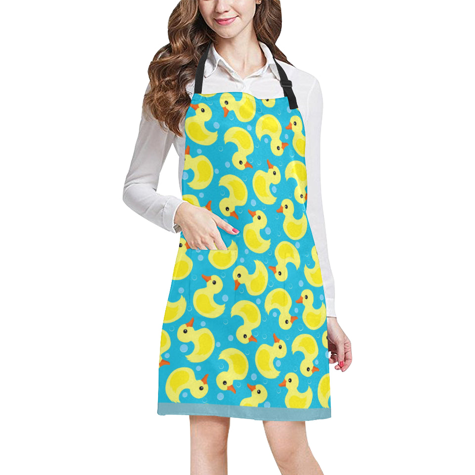 Duck Toy Pattern Print Design 04 All Over Print Adjustable Apron