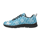 Starfish blue blackground Women's Sneaker Shoes