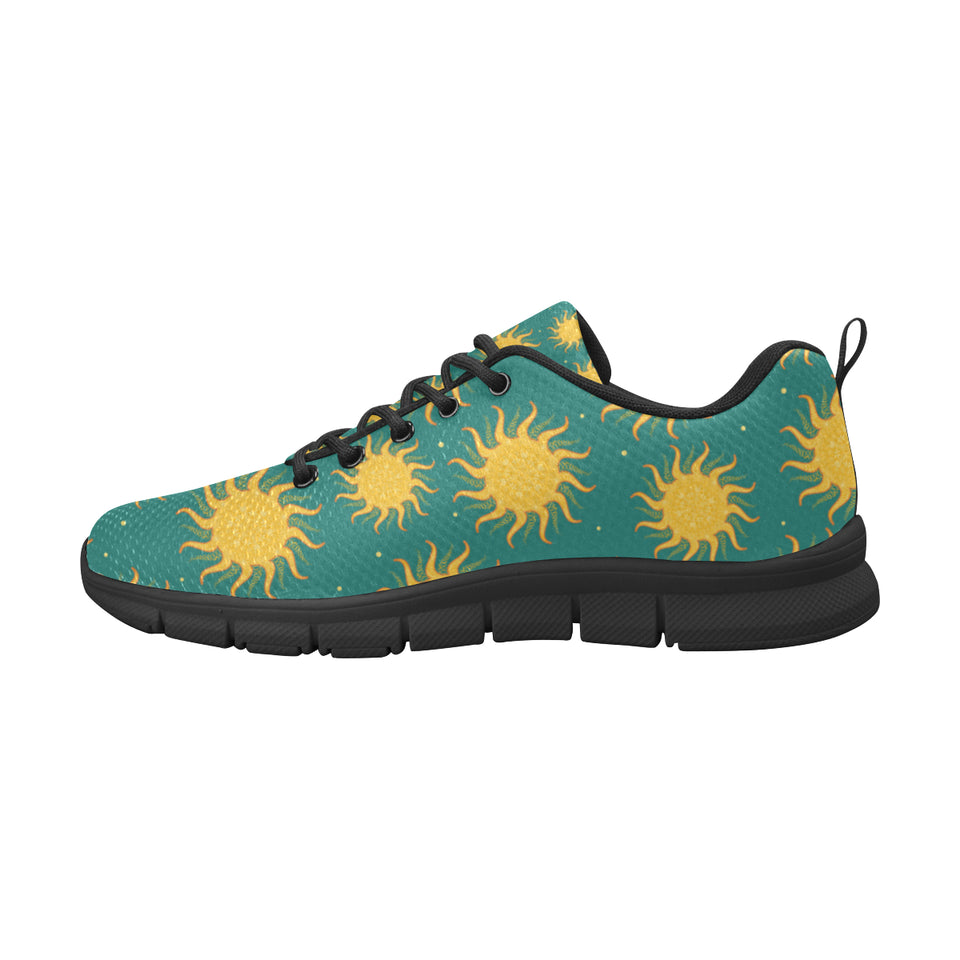 Sun green background Women's Sneaker Shoes