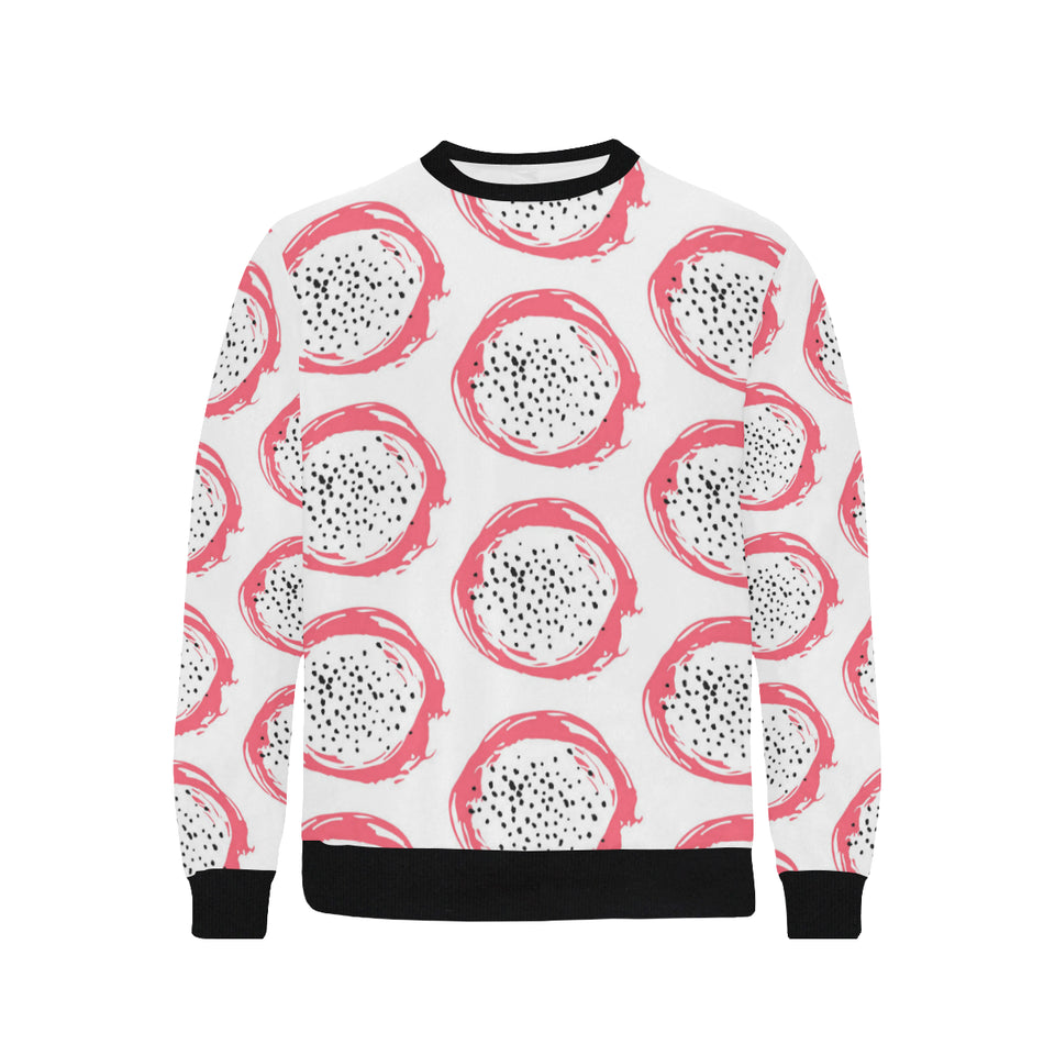 Hand drawn dragon fruit Men's Crew Neck Sweatshirt