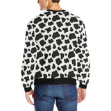 Cow skin pattern Men's Crew Neck Sweatshirt