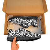 Zebra skin pattern Women's Sneaker Shoes