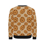 Cookie pattern Men's Crew Neck Sweatshirt
