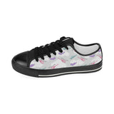Helicopter plane pattern Kids' Boys' Girls' Low Top Canvas Shoes Black