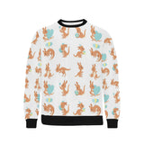 Cute Kangaroo pattern Men's Crew Neck Sweatshirt