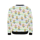 Cute hand drawn mermaid Men's Crew Neck Sweatshirt