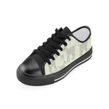 Little young goat pattern Kids' Boys' Girls' Low Top Canvas Shoes Black
