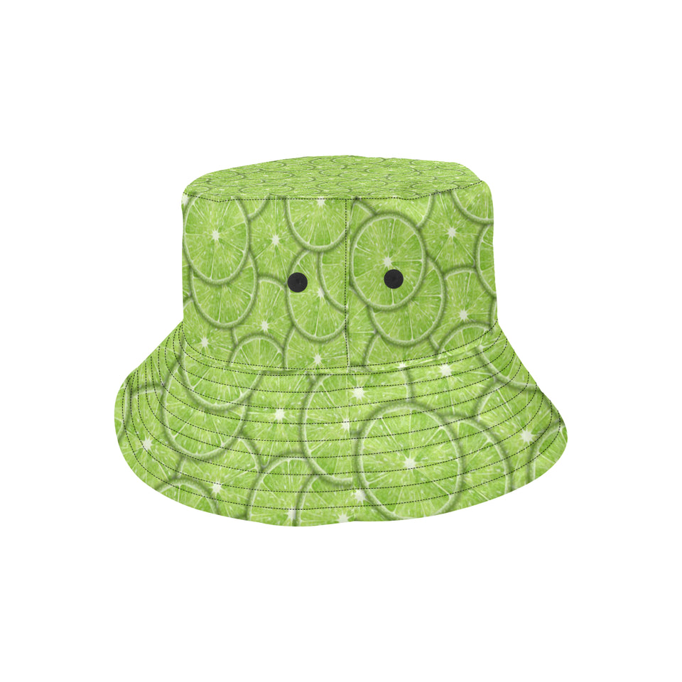 Slices of Lime pattern Unisex Bucket Hat