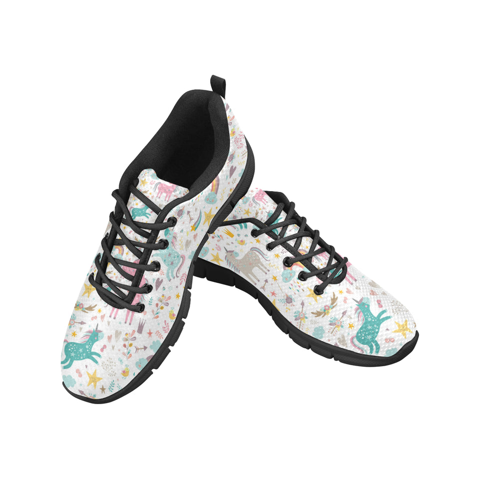 Colorful unicorn pattern Women's Sneaker Shoes