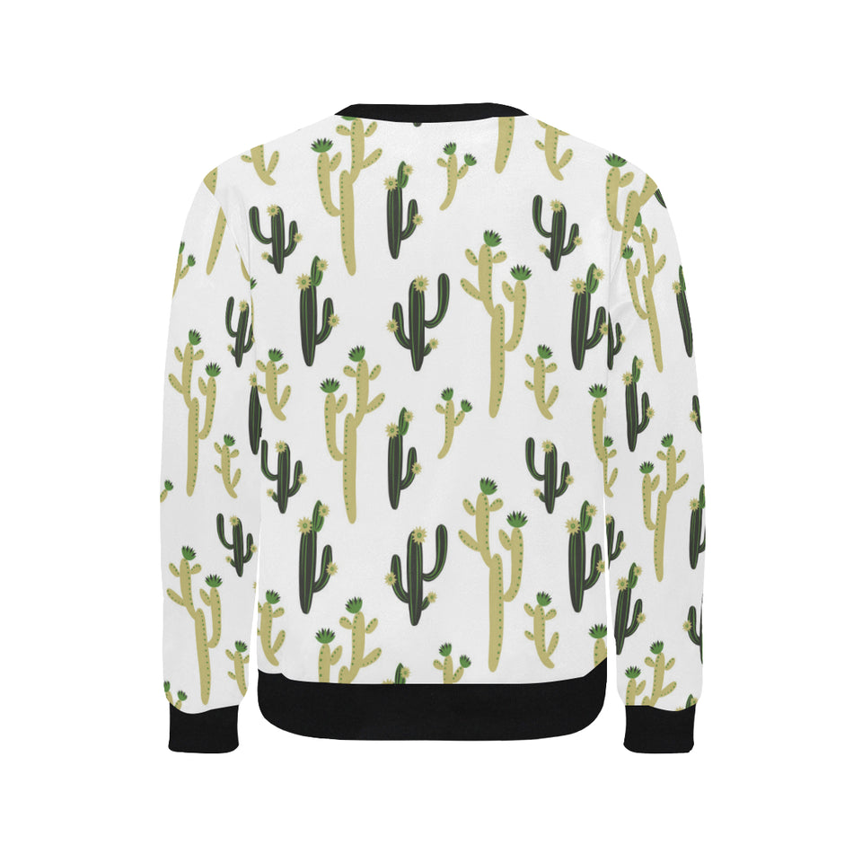 Cute cactus pattern Men's Crew Neck Sweatshirt