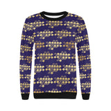 Beautiful japanese fan pattern Women's Crew Neck Sweatshirt