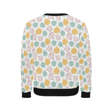 colorful onions white background Men's Crew Neck Sweatshirt