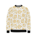 hand drawn onion pattern Men's Crew Neck Sweatshirt