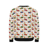Corgi Christmas Pattern Men's Crew Neck Sweatshirt