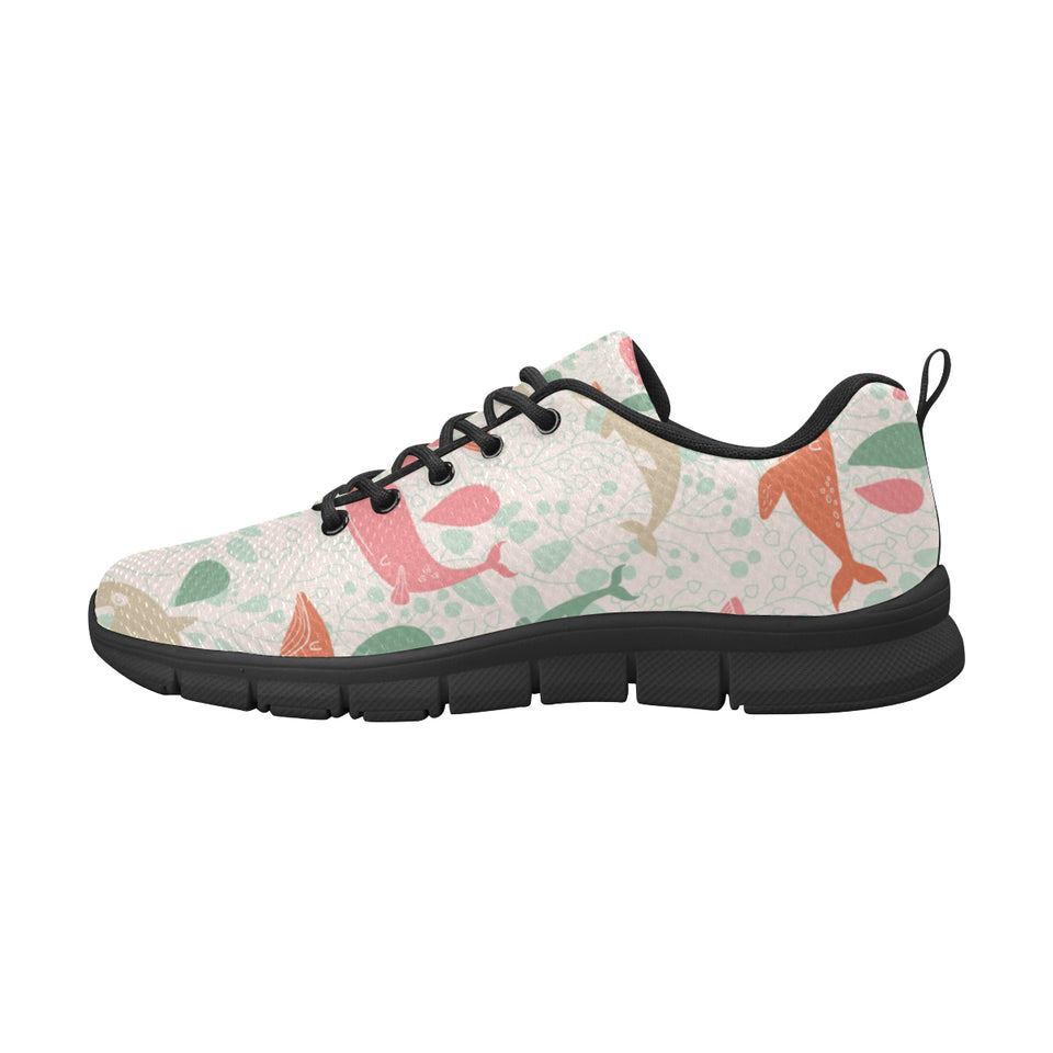 Cute whale pattern Women's Sneaker Shoes