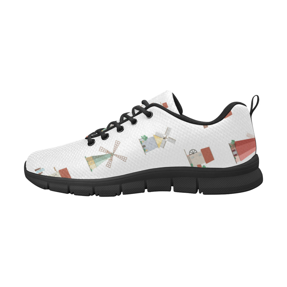 windmill design pattern Women's Sneaker Shoes