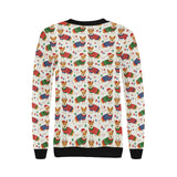 Corgi Christmas Pattern Women's Crew Neck Sweatshirt