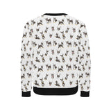 Chihuahua dog pattern Men's Crew Neck Sweatshirt