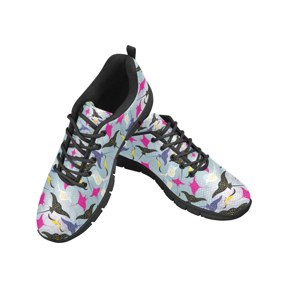 Stingray Pattern Print Design 01 Men's Breathable Sneakers ( Model 055)