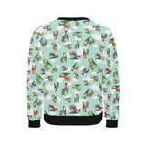 Helicopter design pattern Men's Crew Neck Sweatshirt