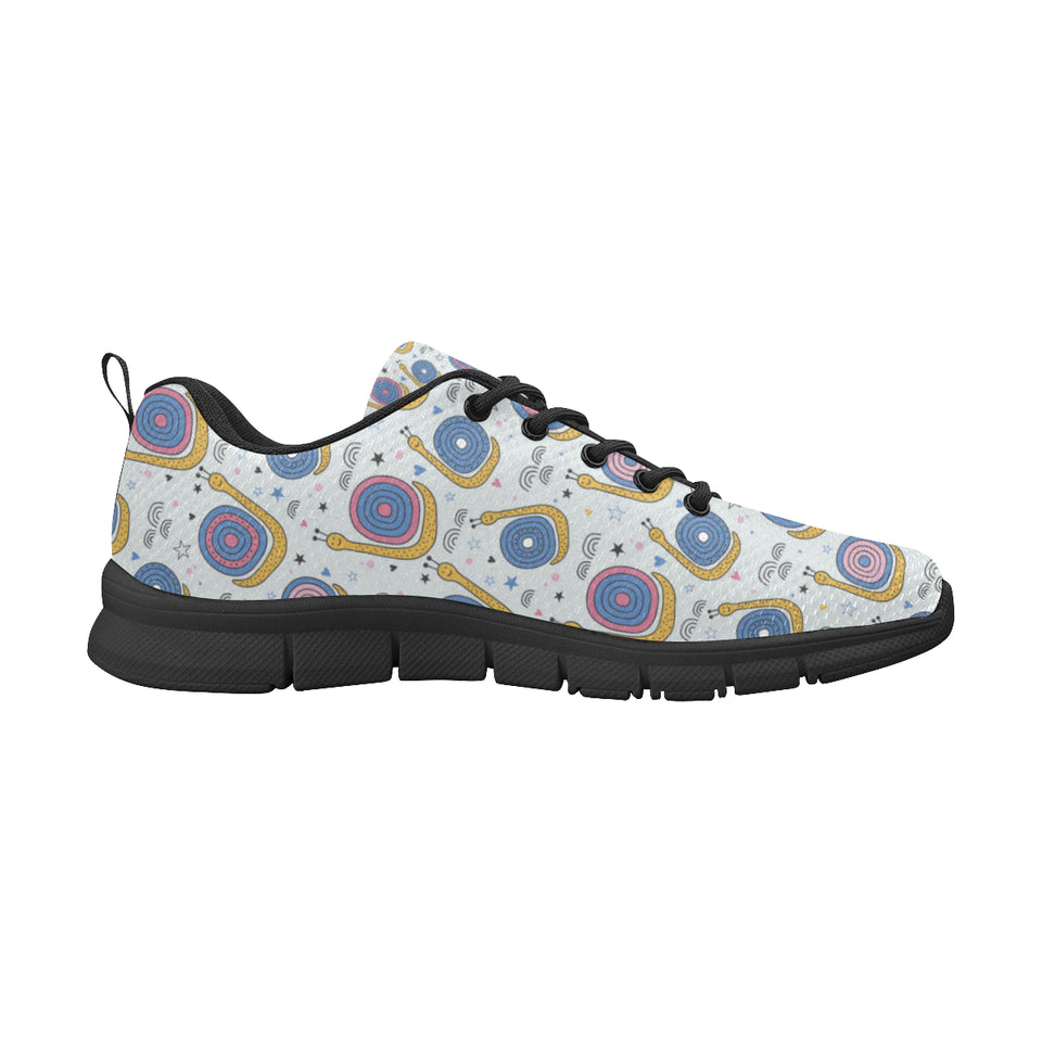 Snail Pattern Print Design 05 Men's Breathable Sneakers ( Model 055)