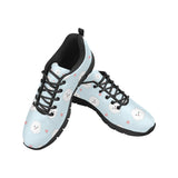 White cute pomeranian pattern Women's Sneaker Shoes