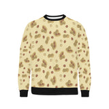 peanuts design pattern Men's Crew Neck Sweatshirt