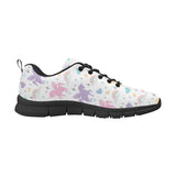 colorful unicorn rainbow heart pattern Women's Sneaker Shoes